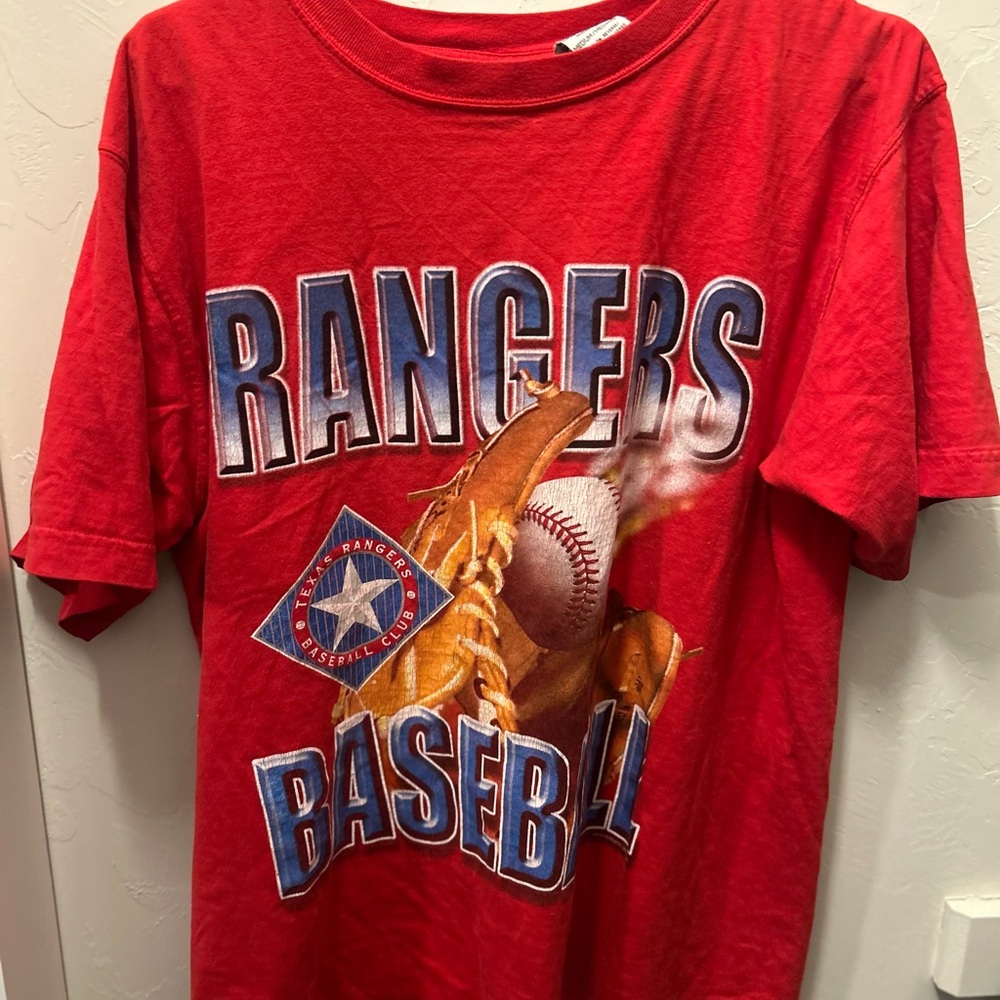 Pro Edge Red Short Sleeve Rangers Tee